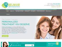 Tablet Screenshot of belmarorthodontics.com